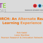 Alternate Reality Learning Experiences – Immersive Project Based Learning.